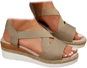 Wedge Sandals for Women, Comfortable Women's Wedge Orthopedic Shoes, Womens Platform Sandals