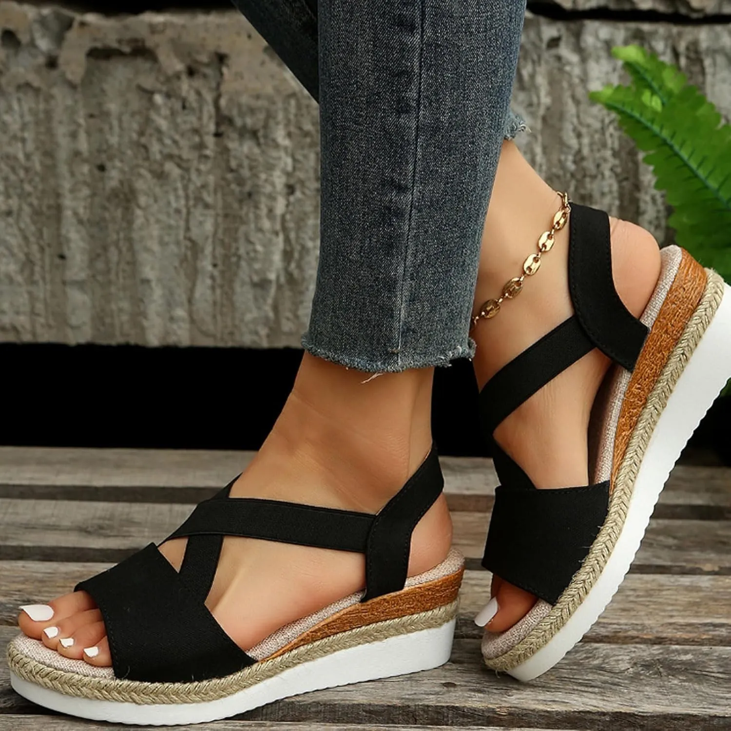 Wedge Sandals for Women, Comfortable Women's Wedge Orthopedic Shoes, Womens Platform Sandals