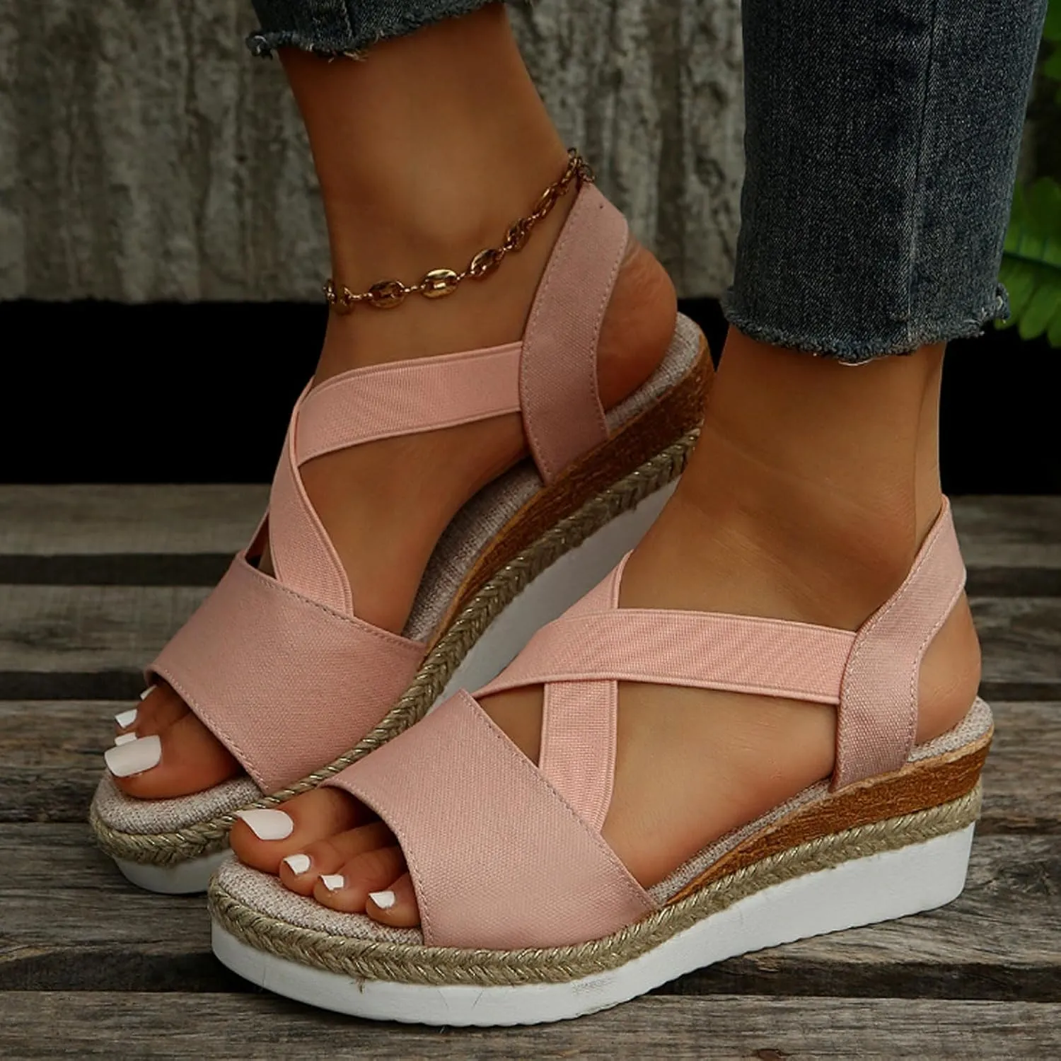 Wedge Sandals for Women, Comfortable Women's Wedge Orthopedic Shoes, Womens Platform Sandals