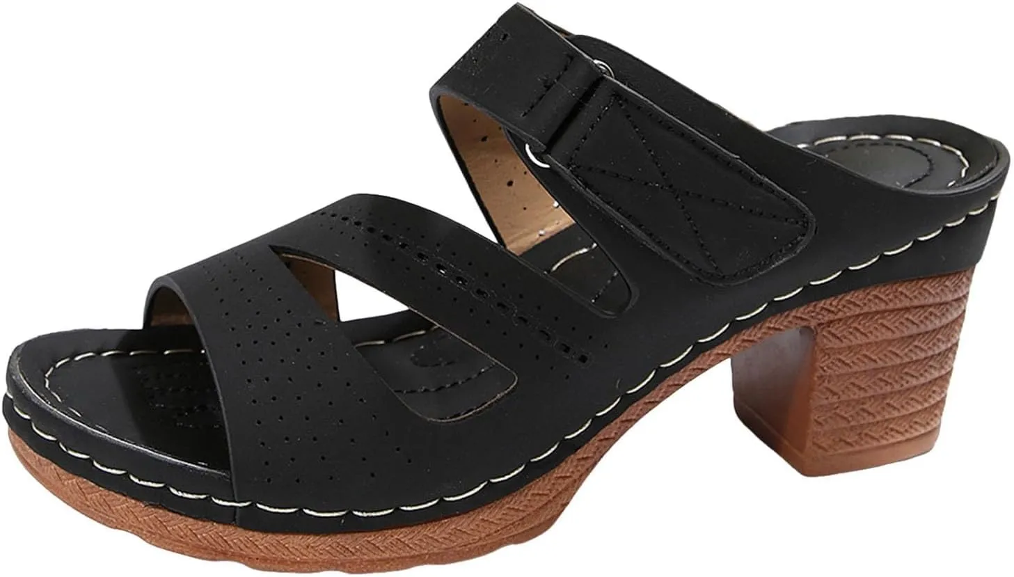 Wedge Sandals Women Fish Mouth Sandals Outdoor Casual Slippers Thick Sole Summer Platform Shoes