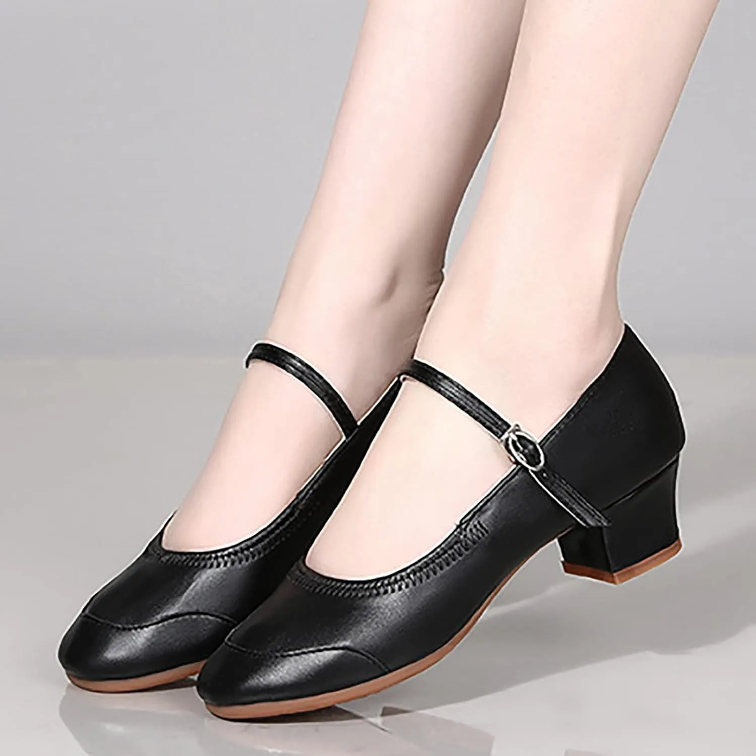 Women's Dance Heels Glitter Salsa Ballroom Shoes Latin Tango Waltz Swing Dance Shoe Dancing Shoes Sandals