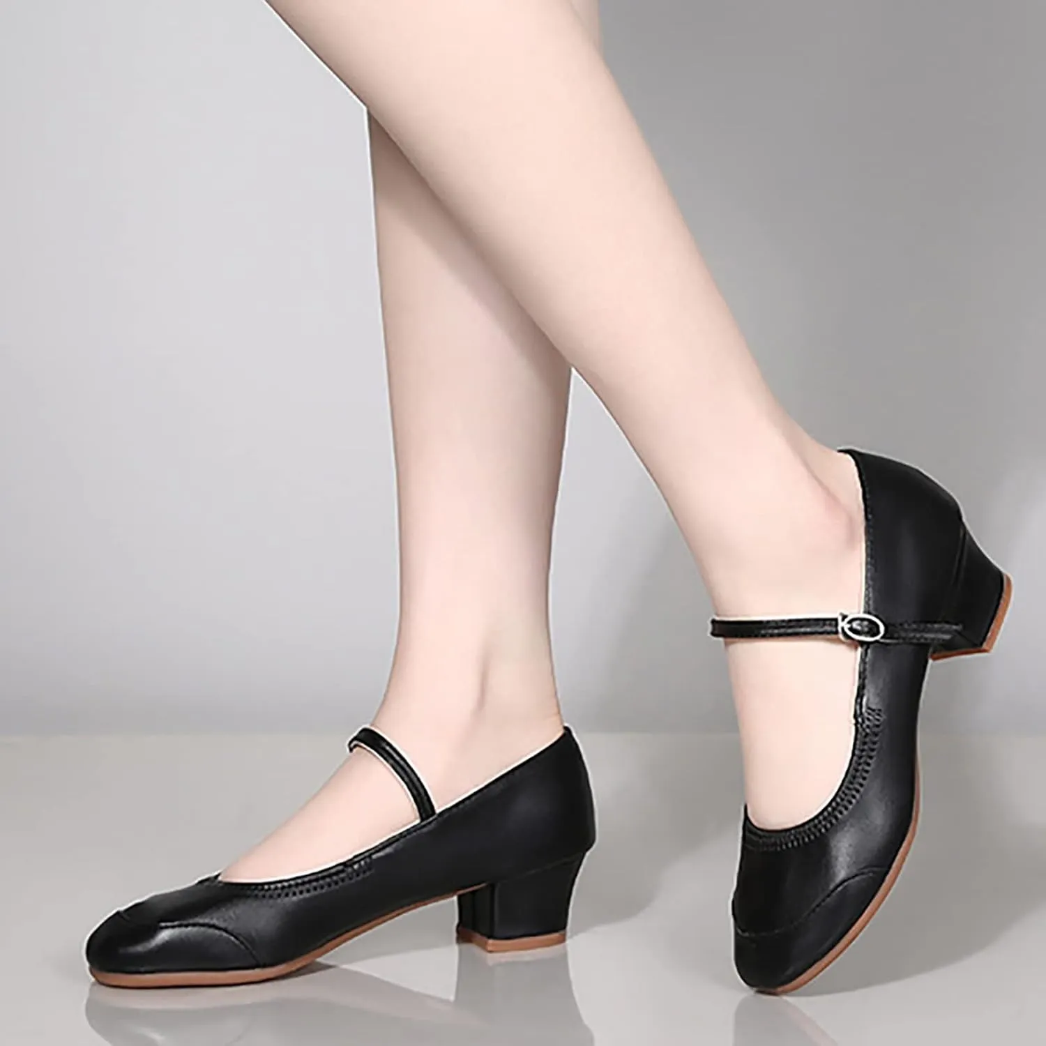 Women's Dance Heels Glitter Salsa Ballroom Shoes Latin Tango Waltz Swing Dance Shoe Dancing Shoes Sandals