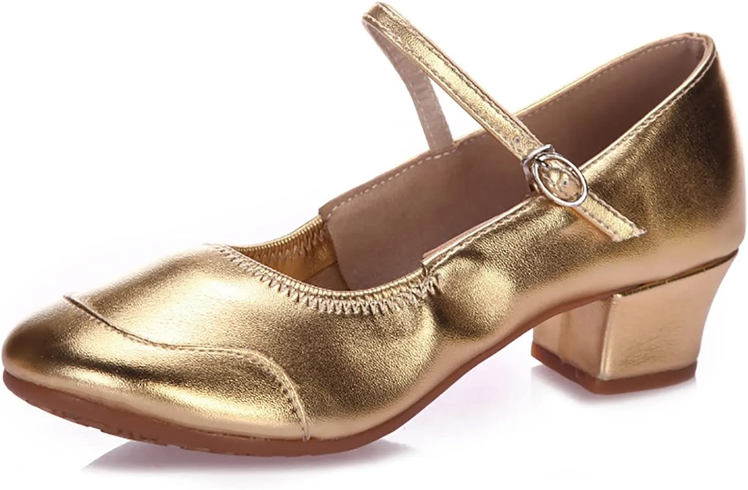 Women's Dance Heels Glitter Salsa Ballroom Shoes Latin Tango Waltz Swing Dance Shoe Dancing Shoes Sandals
