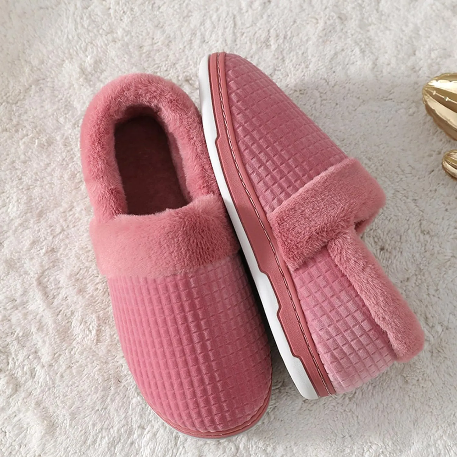 Womens House Shoes Slippers Indoor Outdoor with Arch Support Mens Bedroom Slippers Supportive House Slippers Christmas Slippers for Family Santa Artificial Christmas Tree Gifts for Wife 2023