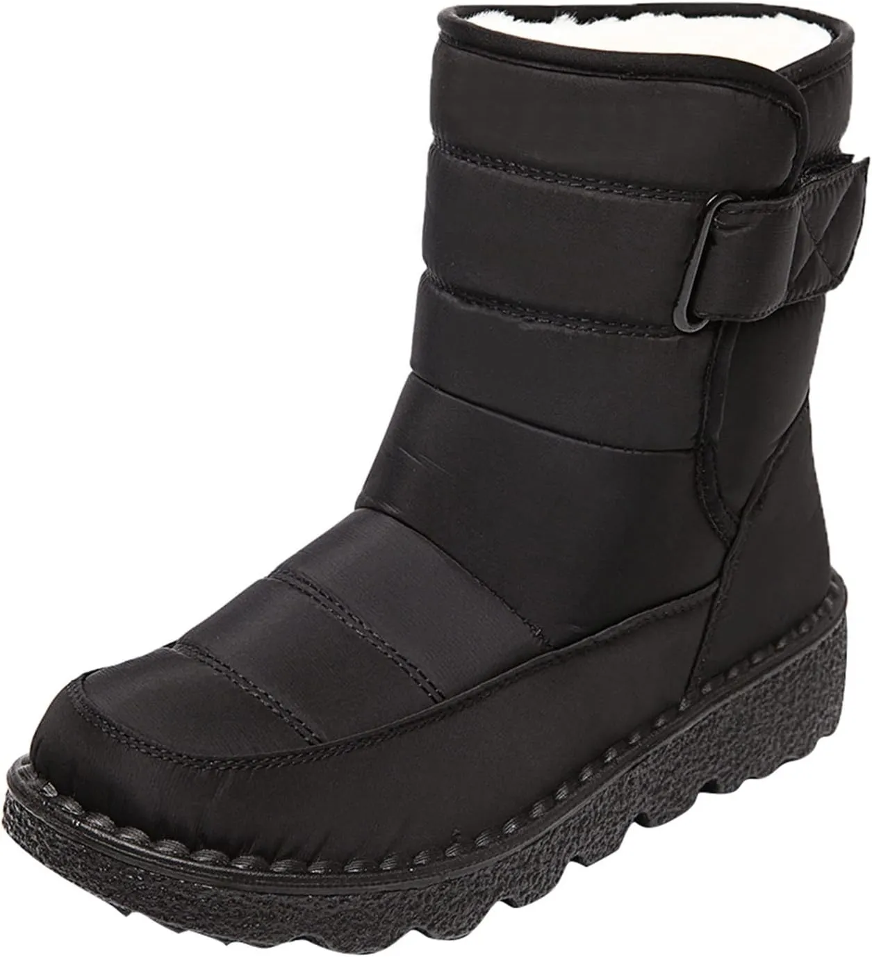 Women's Snow Boots Wide Width Snow Boots for Women 8.5 Wide Winter Boots Women Size 8 Knee High Waterproof Slip on Boots for Women Tall Winter Boot for Women Lightweight