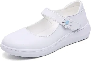 Womens Spring Summer Adjustable Breathable Soft Care Orthopedic Shoes, Comfortable Cushion Working Nurse Shoes, Casual Non-Slip Leathe Wide Fit Walking Shoes, for Medical Care