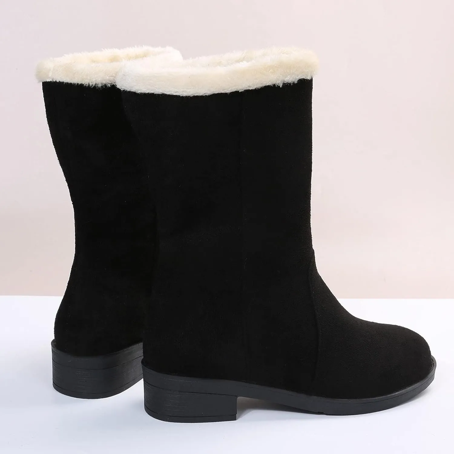 Women's Waterproof Non-Slip Warm Ankle Snow Boots Snow Boots for Women Cute Size 12 Women's Ankle Winter Boots Wide Width Winter Boot Women Waterproof Botas De Invierno Para Mujer Contra Agua