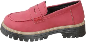 YFGBCX Women Orthopedic Platform Loafers Non Slip Thick Sole Shoes Breathable Comfortable Walking Loafers All Matched for Outdoor Travel Bronze