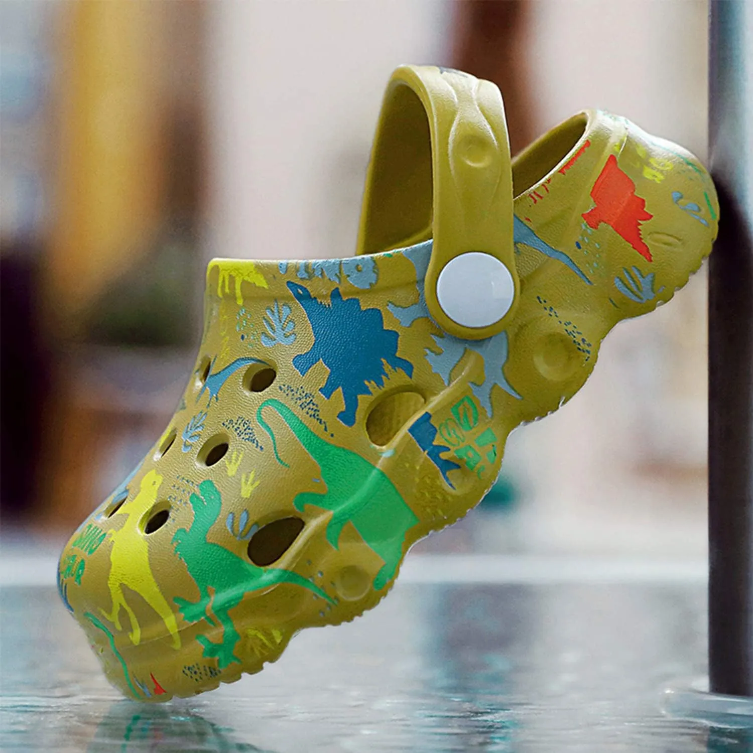 YUKTOPA Kids Clogs Shoes Boys Girls Non Slip Garden Shoes Water Shower Beach Pool Slides Sandals