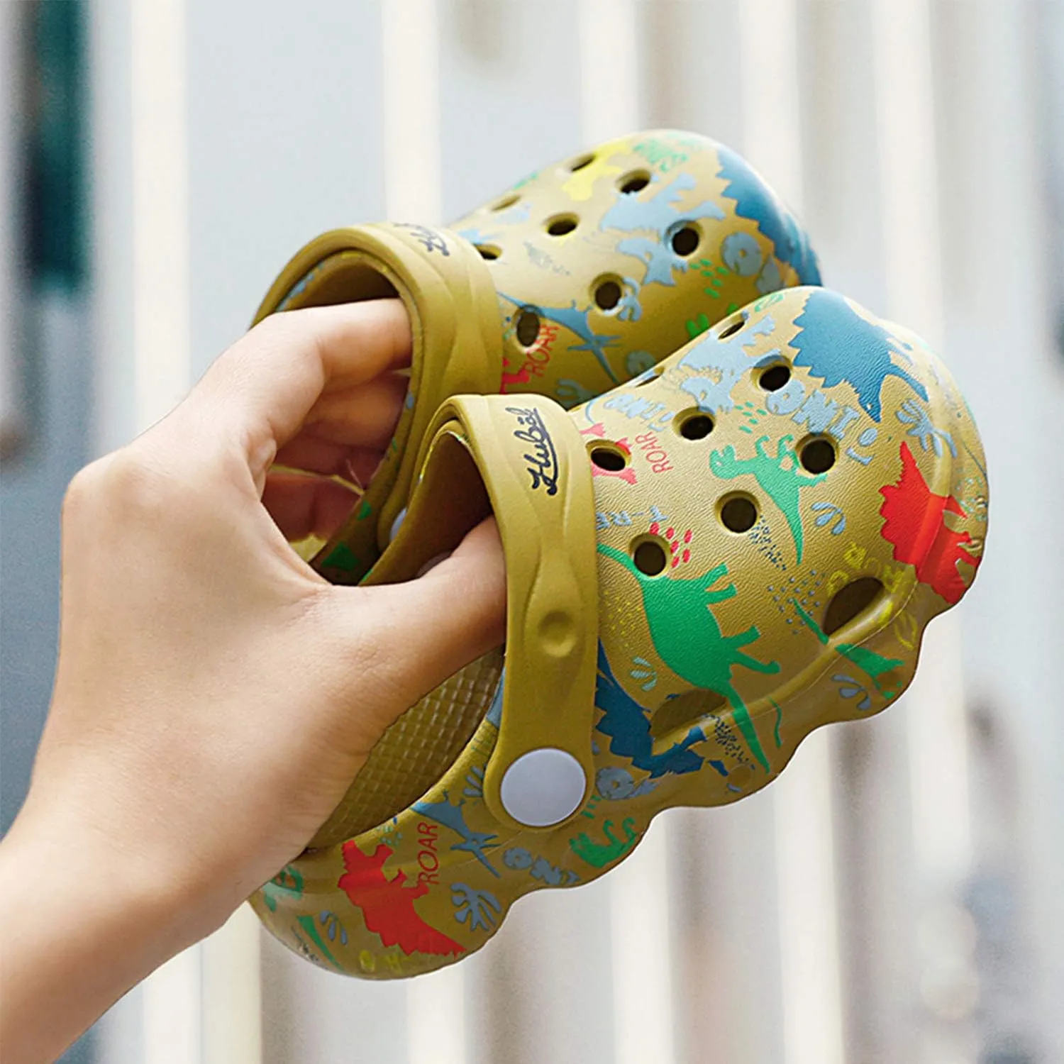 YUKTOPA Kids Clogs Shoes Boys Girls Non Slip Garden Shoes Water Shower Beach Pool Slides Sandals